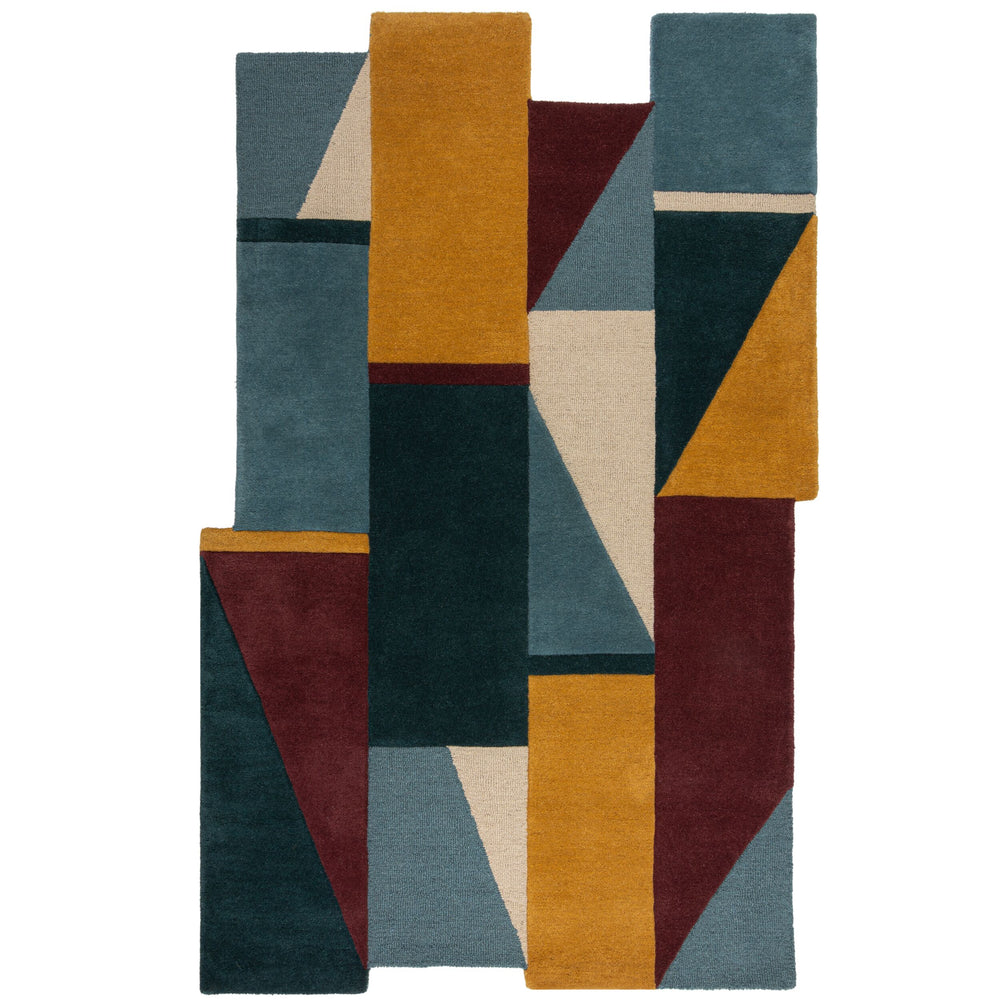 tapis shuffle sur fond blanc #couleur_multicolore