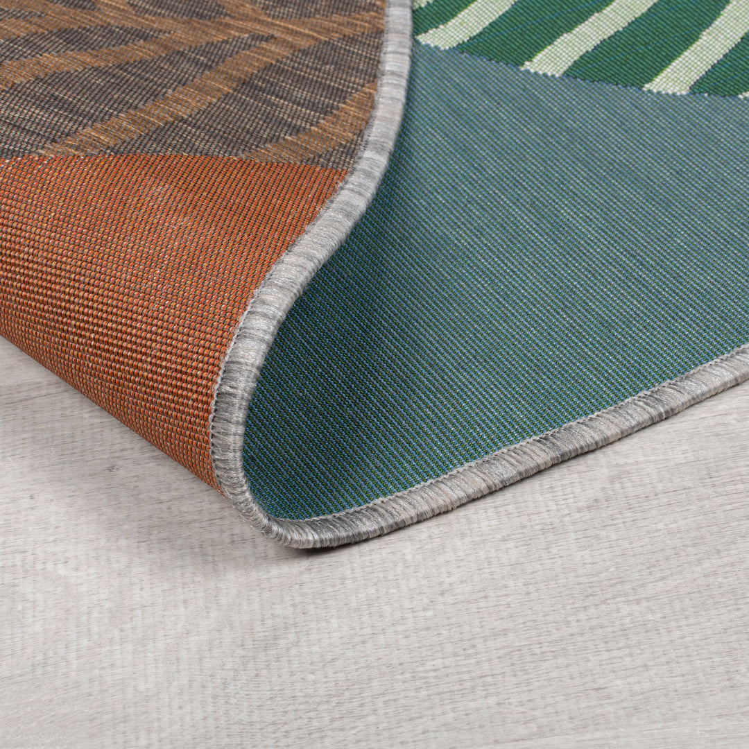 Tapis extérieur rond GIRAFE