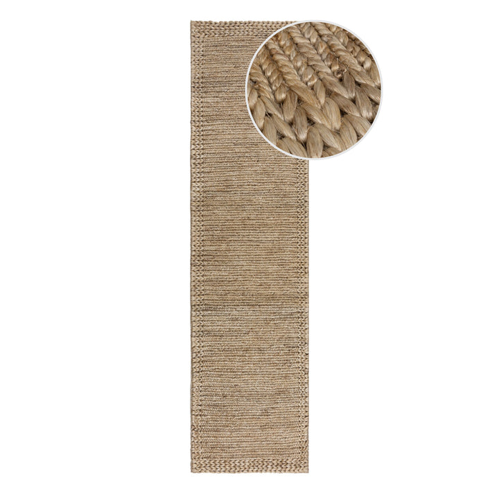 Tapis de couloir en jute DREW