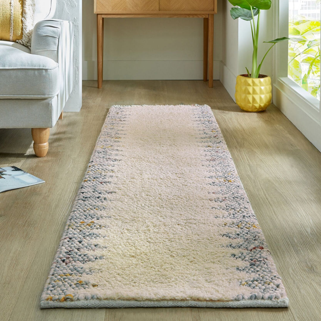 Tapis en laine de couloir MINERALS BORDER