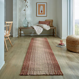 Tapis en jute de couloir OMBRE