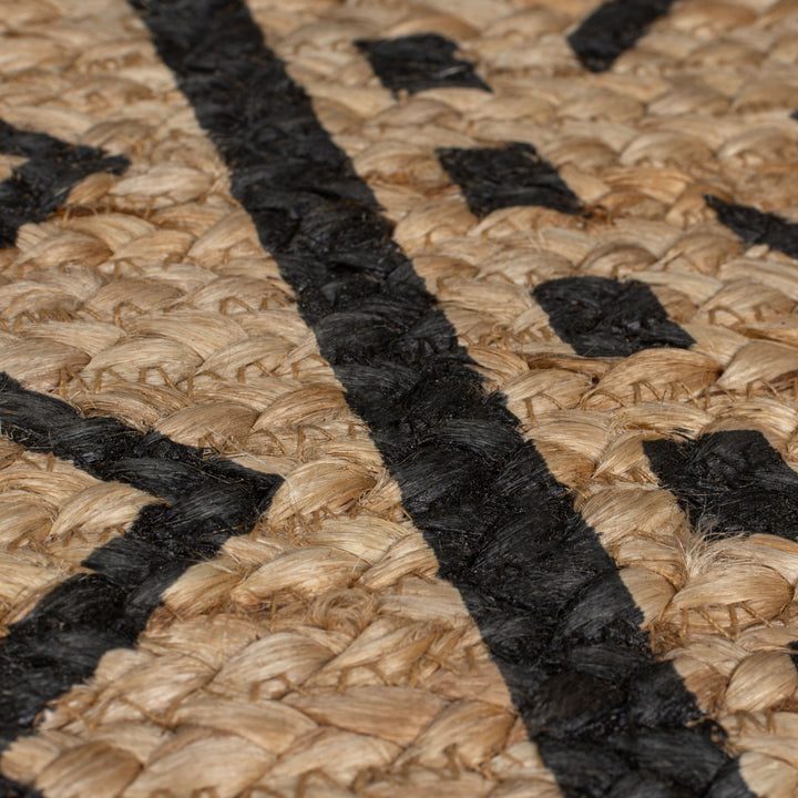 Tapis en jute de couloir LUIS