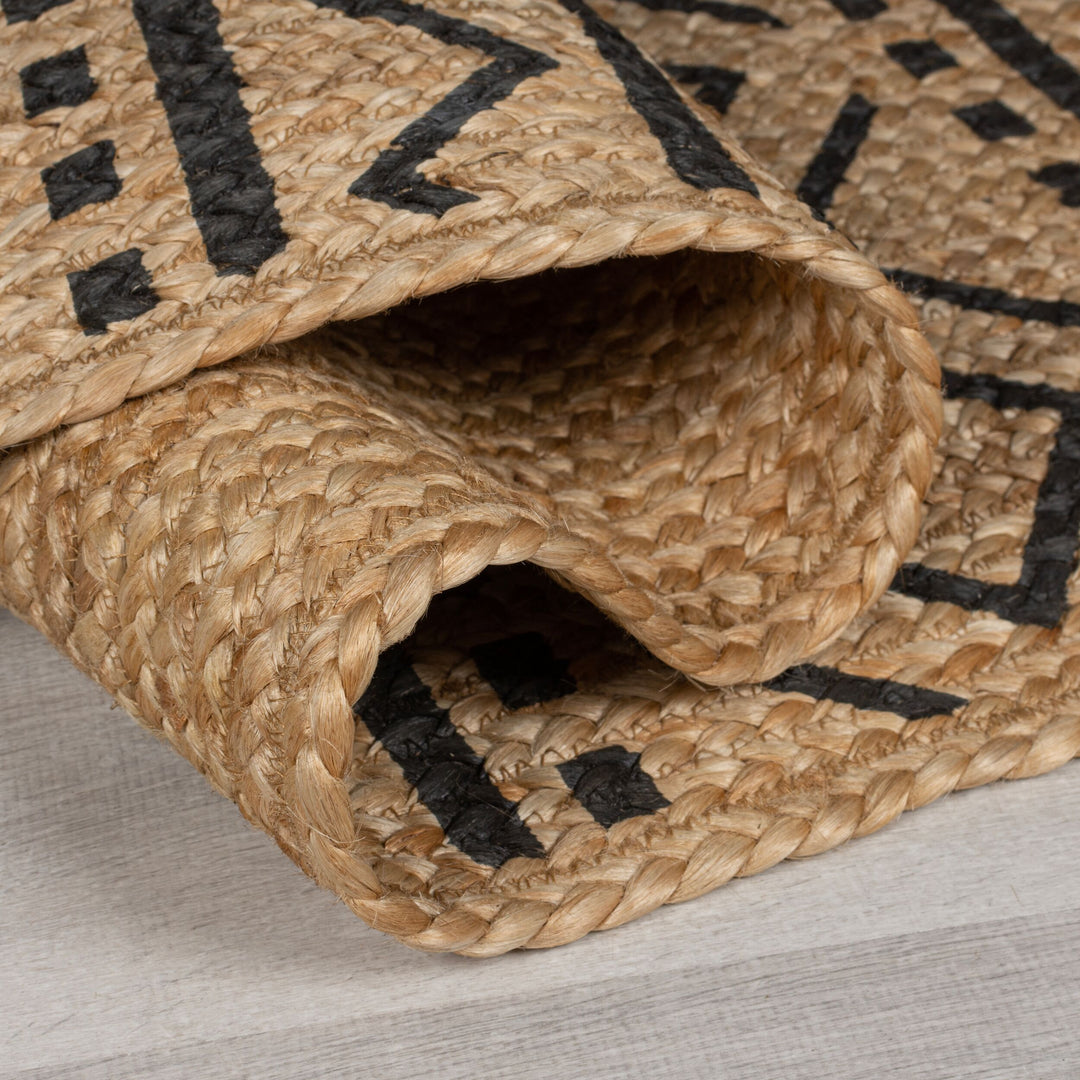 Tapis en jute de couloir LUIS
