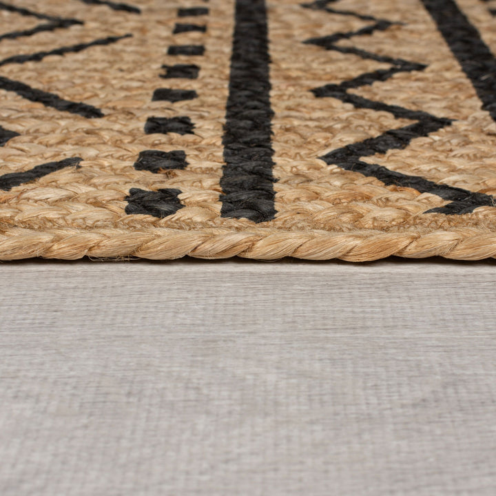 Tapis en jute de couloir LUIS