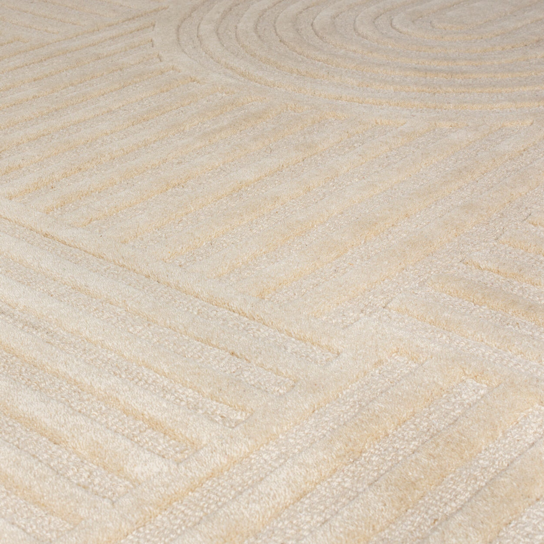 Tapis en laine de couloir ZEN GARDEN