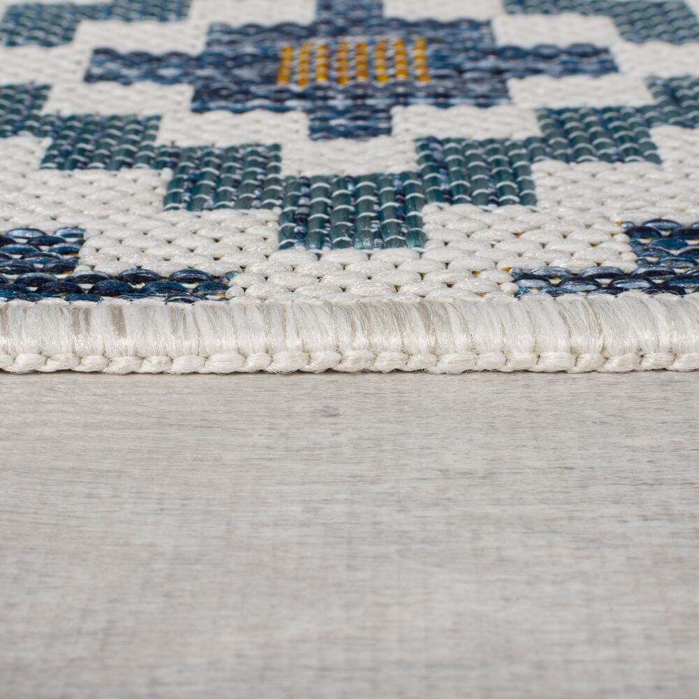 Tapis extérieur rond ZIA