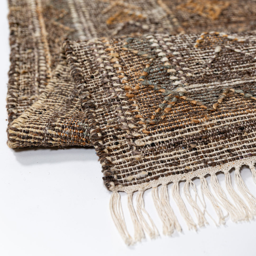 Tapis en jute et laine MARRIA VINTAGE