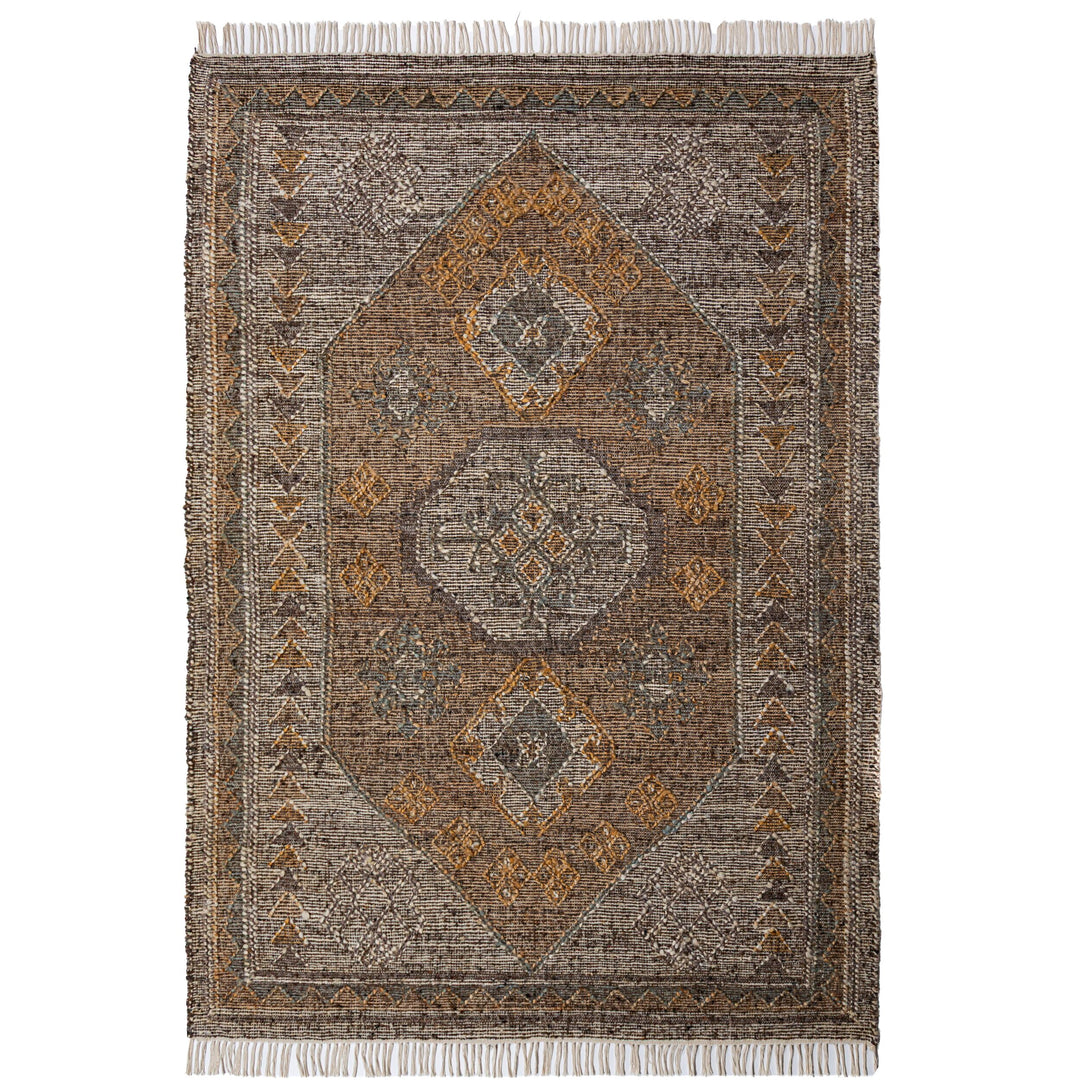 Tapis en jute et laine MARRIA VINTAGE