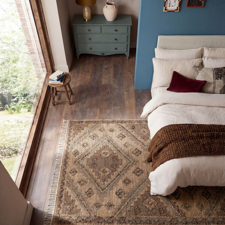 Tapis en jute et laine ORIN VINTAGE