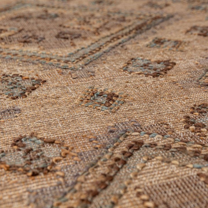Tapis en jute et laine ORIN VINTAGE