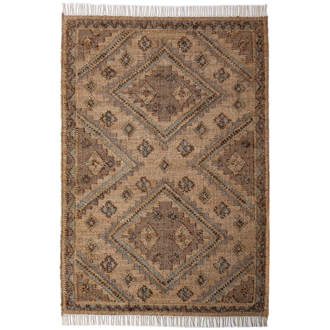 Tapis en jute et laine ORIN VINTAGE