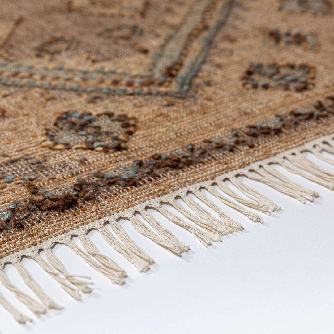 Tapis en jute et laine ORIN VINTAGE