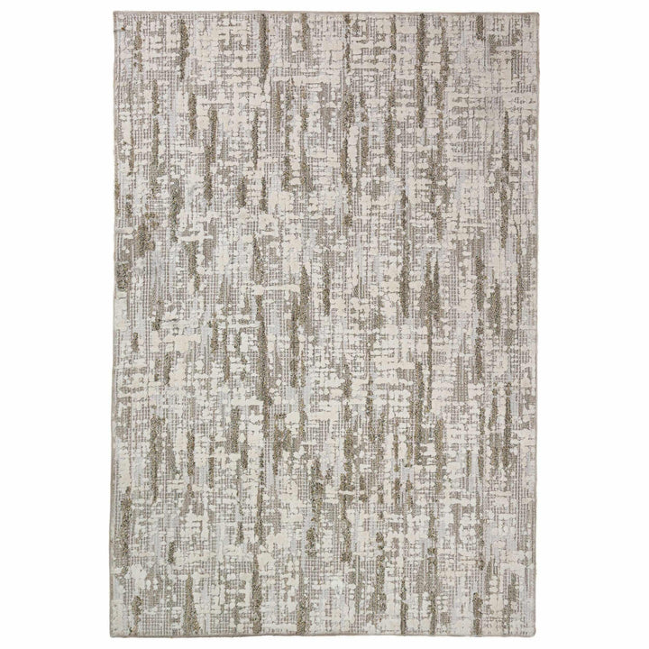 tapis salon coton polyester asa abstract vert 