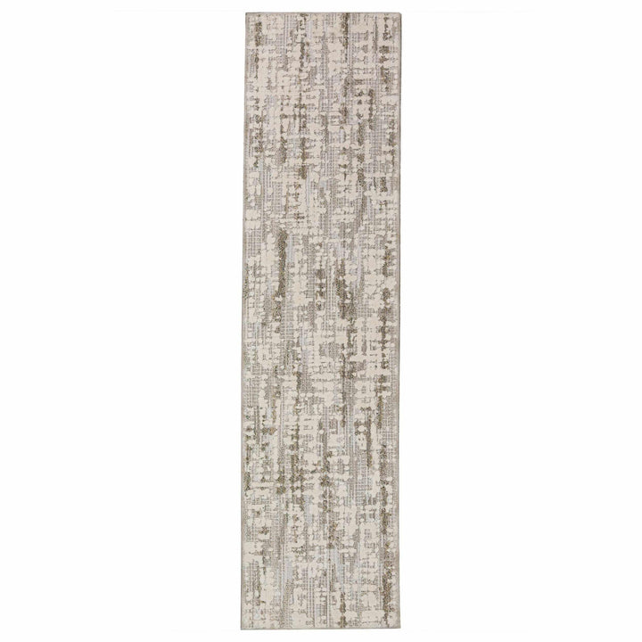tapis couloir coton polyester asa abstract vert 