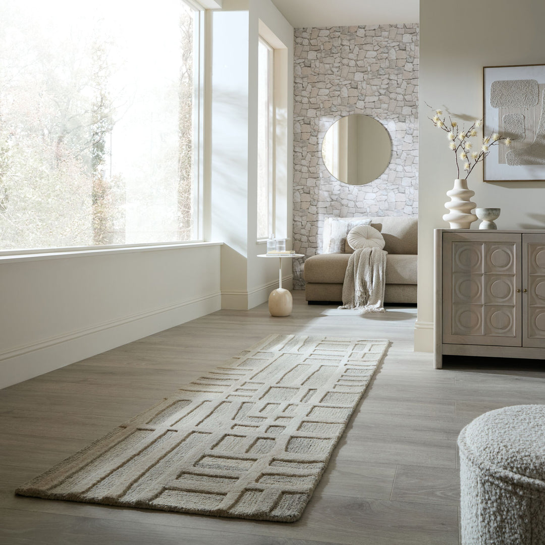 Tapis de couloir en laine ELVA