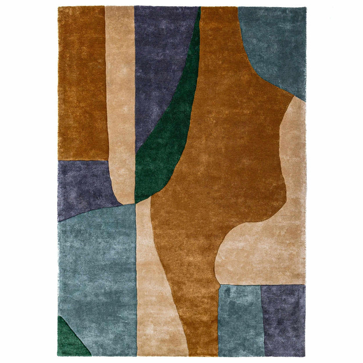 tapis salon viscose polaris multicolore 