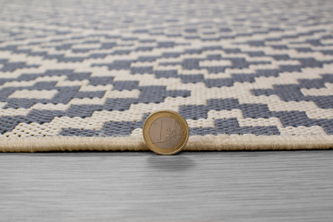 Tapis intérieur extérieur carré MORETTI