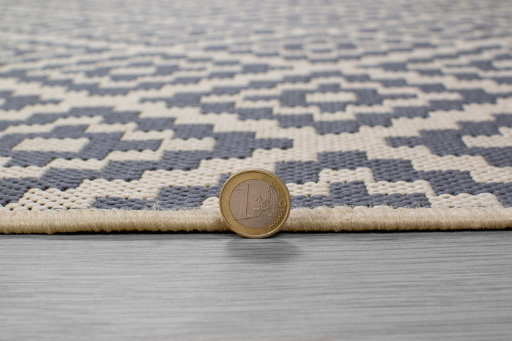 Tapis intérieur extérieur carré MORETTI