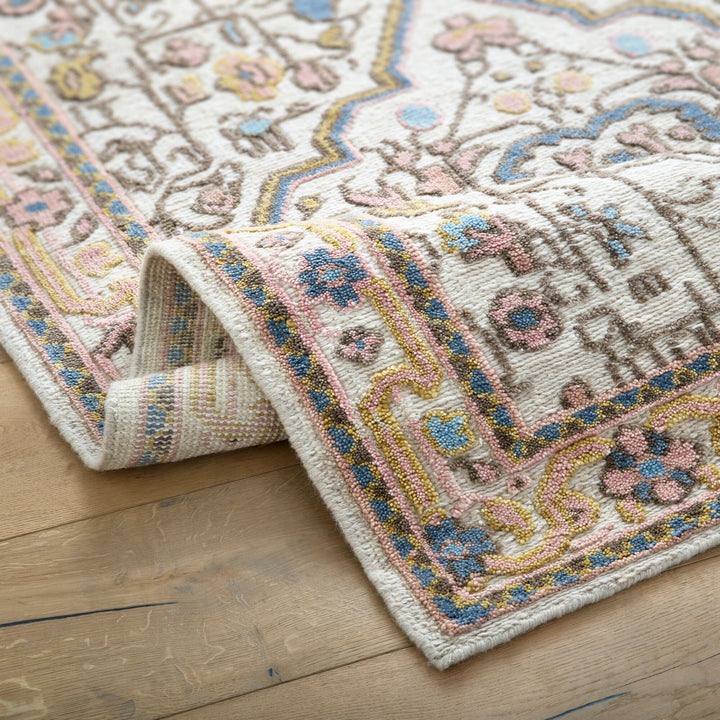 Tapis premium en laine noué à la main AUVIA