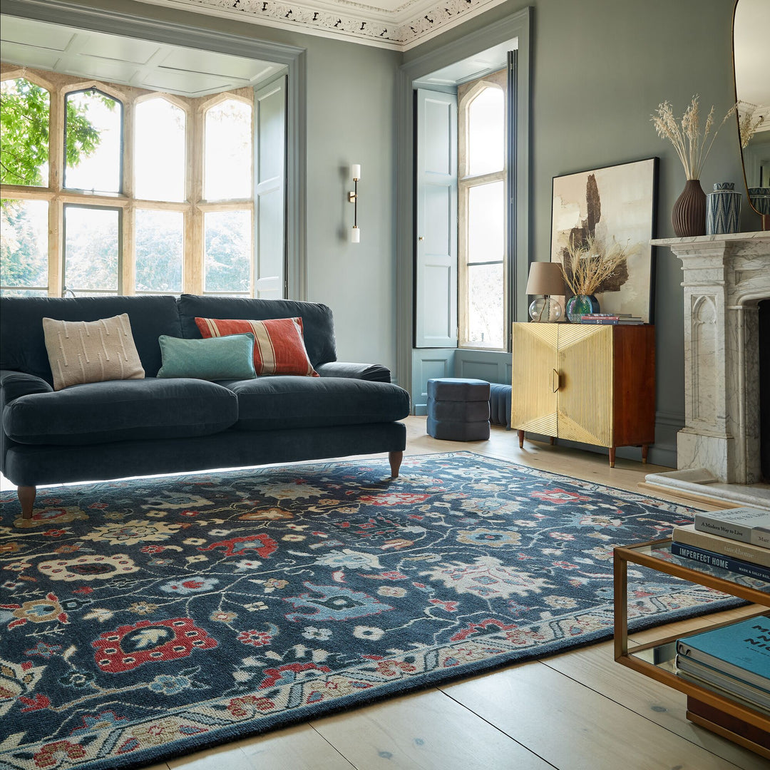 Tapis premium en laine noué à la main FRANCESCA