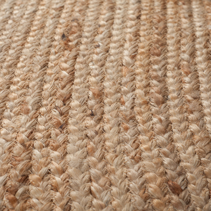 Tapis en jute ovale BRAIDED