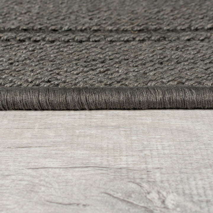 Tapis en jute d'escalier STRIPE BORDER
