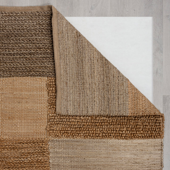 Tapis en jute PATCHWORK