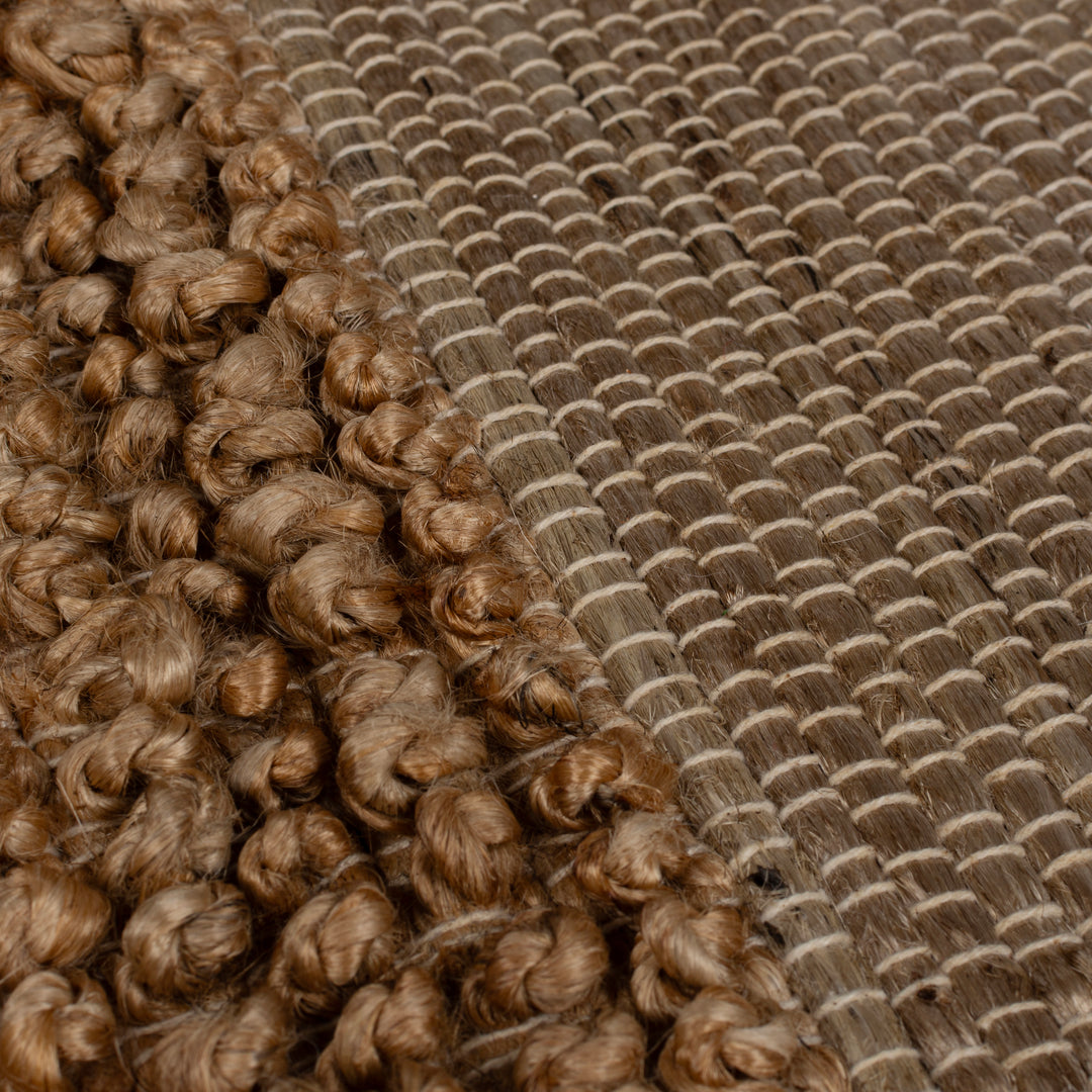Tapis en jute PATCHWORK