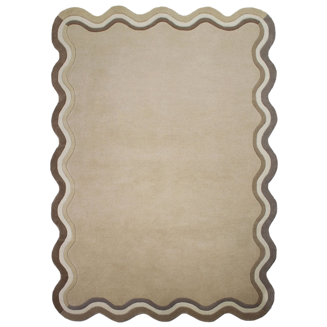 Tapis en laine LOIS SCALLOP