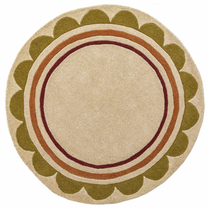 tapis rond laine lois multicolore 