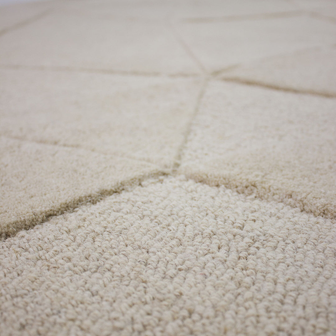 Tapis en laine rond SHARD