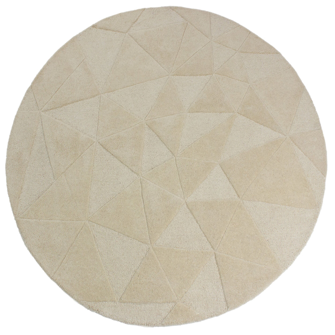 Tapis en laine rond SHARD