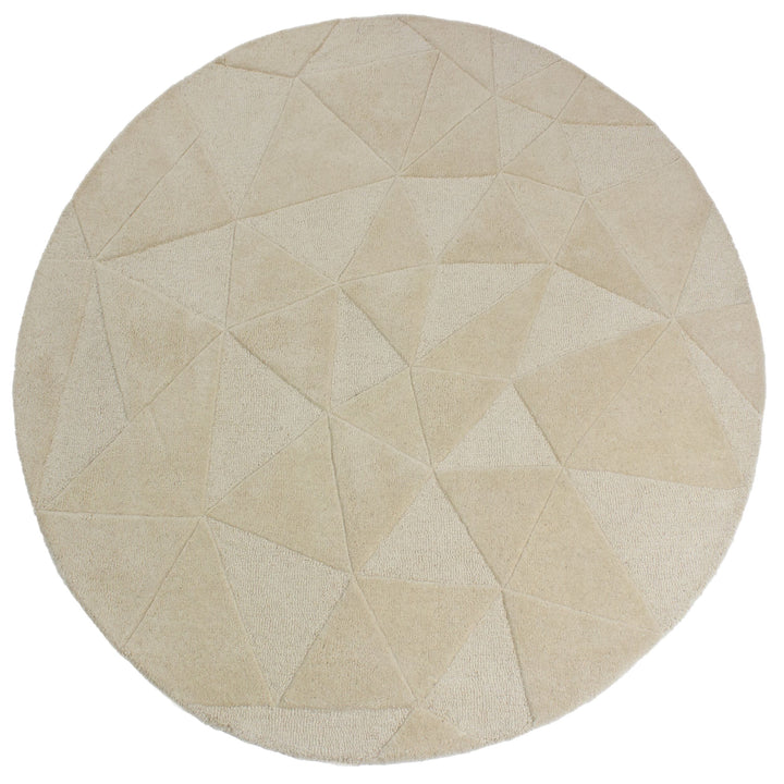 Tapis en laine rond SHARD