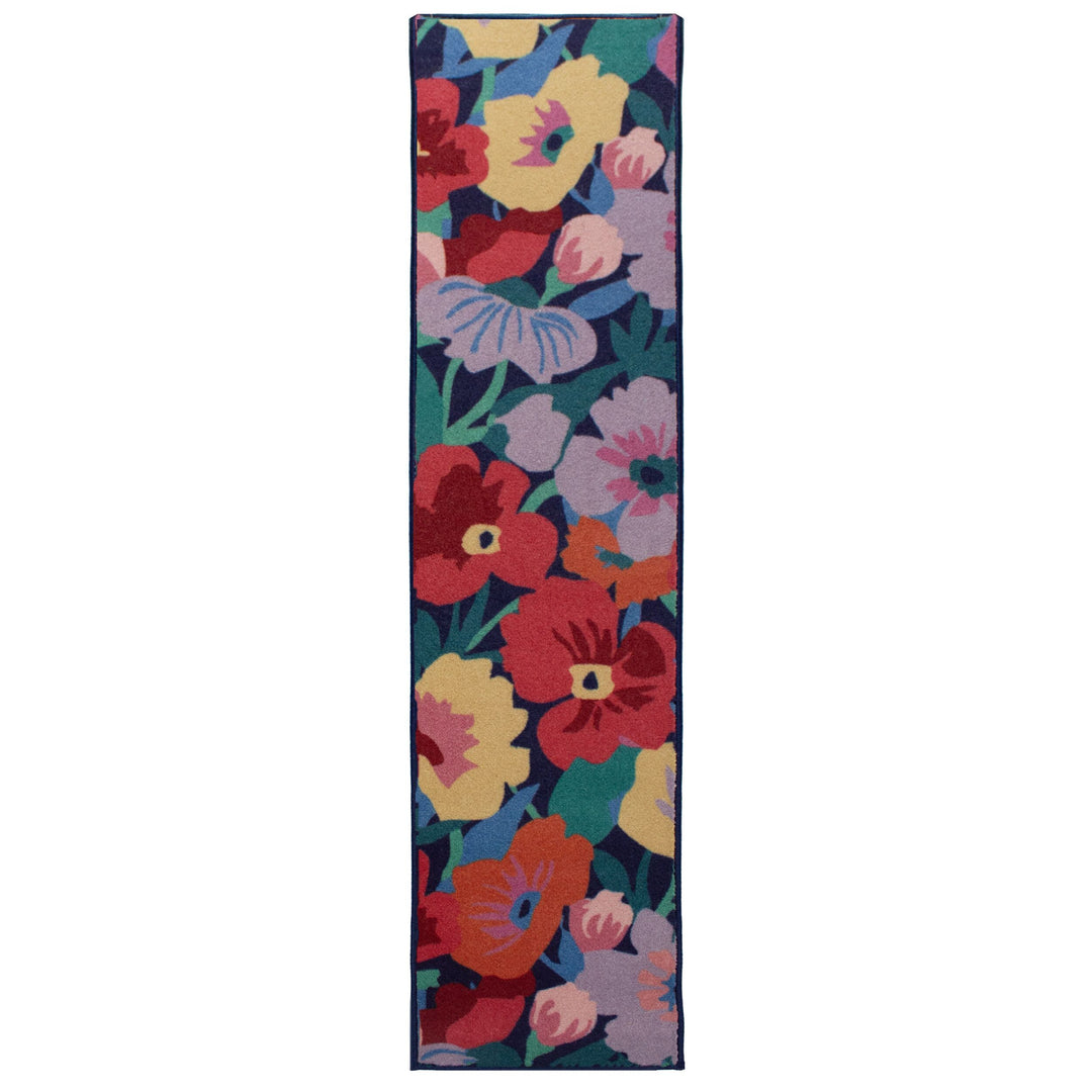 Tapis de couloir en laine CUT OUT FLORAL