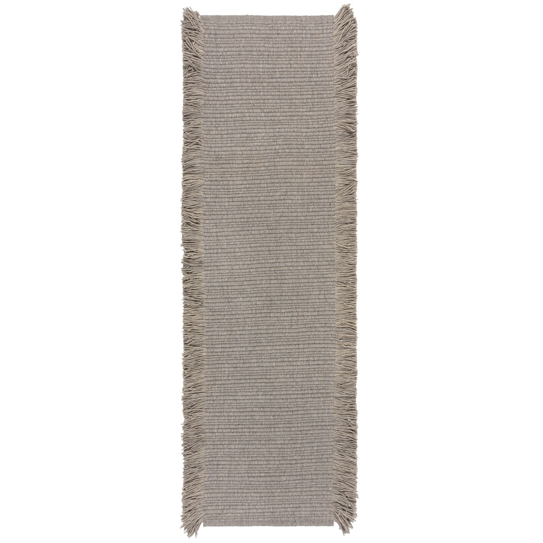 Tapis en laine de couloir FRANGES