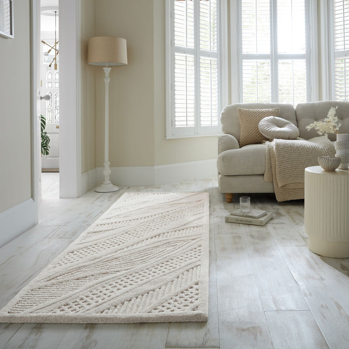 Tapis en laine de couloir ABSTRAIT