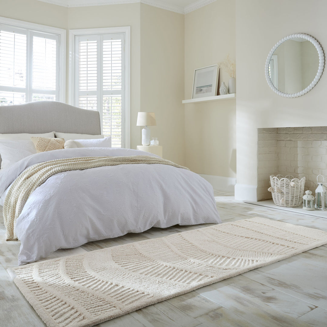 Tapis en laine de couloir VAGUES