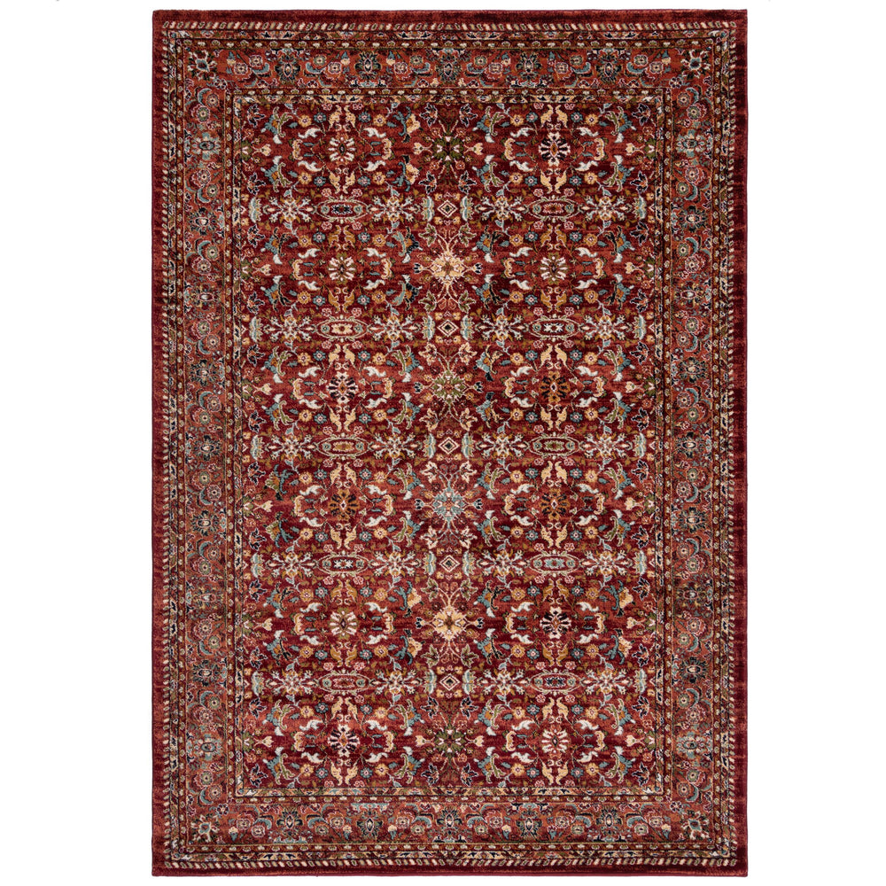 tapis salon vintage sandford rouge #couleur_rouge