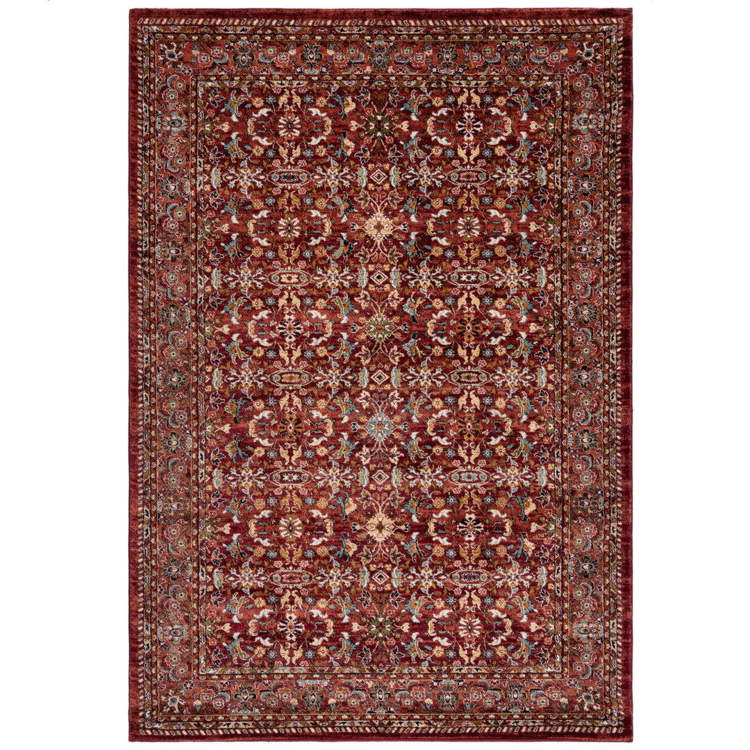 tapis salon vintage sandford rouge #couleur_rouge