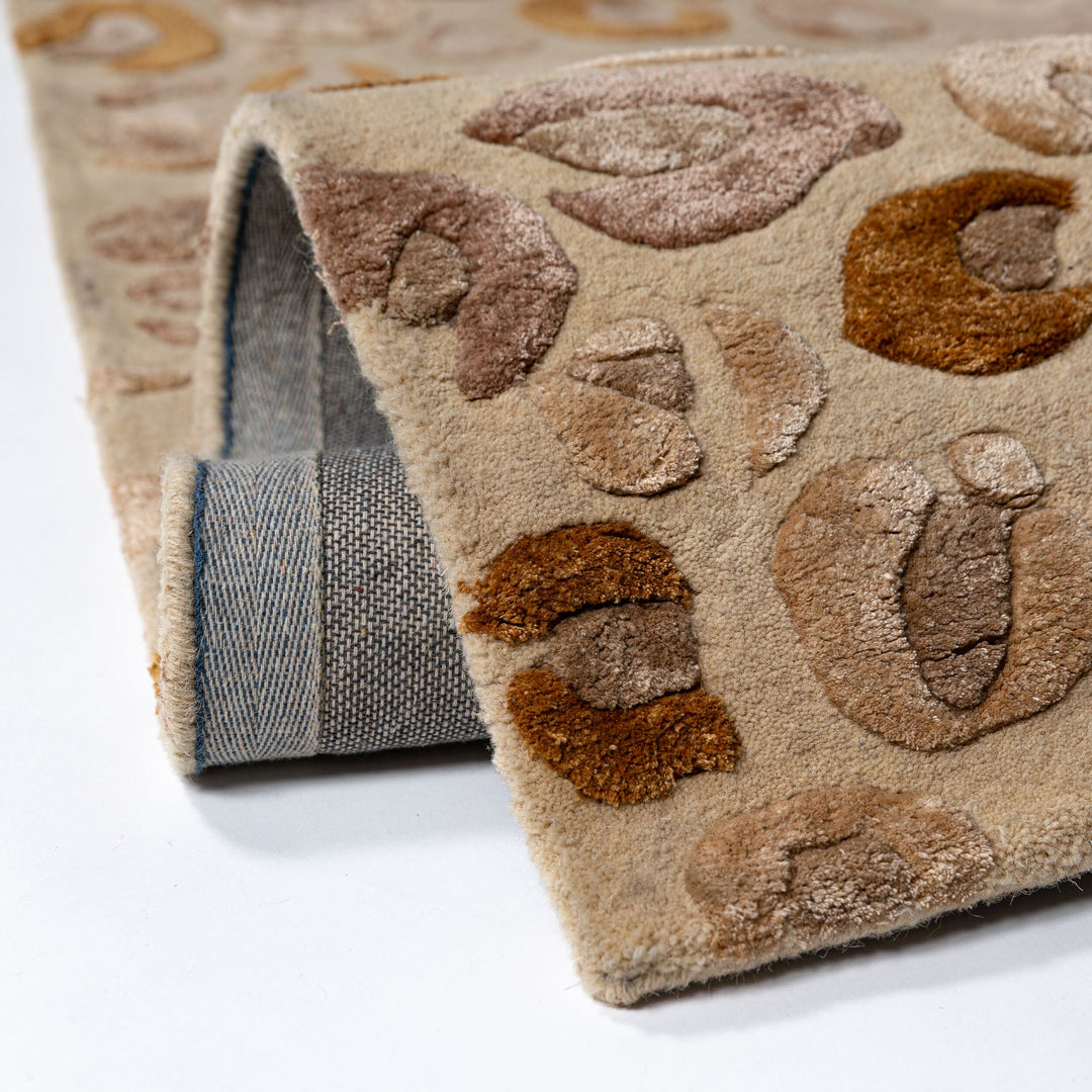 Tapis en laine LEOPARD FRAME