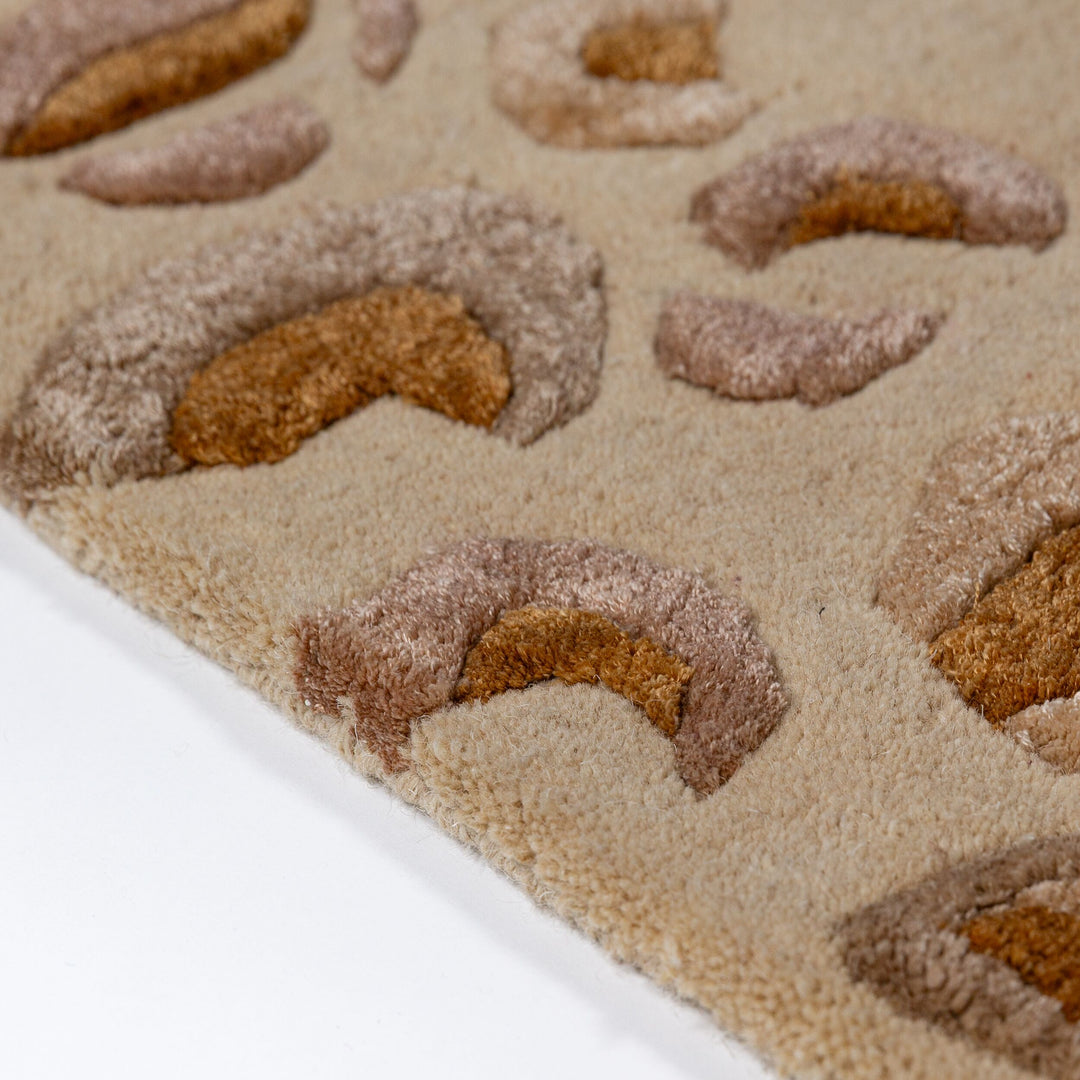 Tapis en laine LEOPARD FRAME