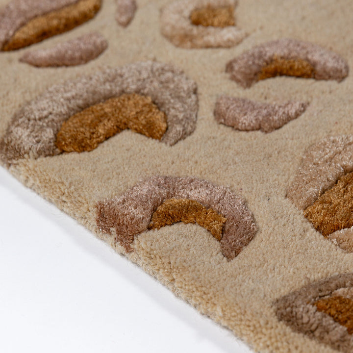 Tapis en laine LEOPARD FRAME