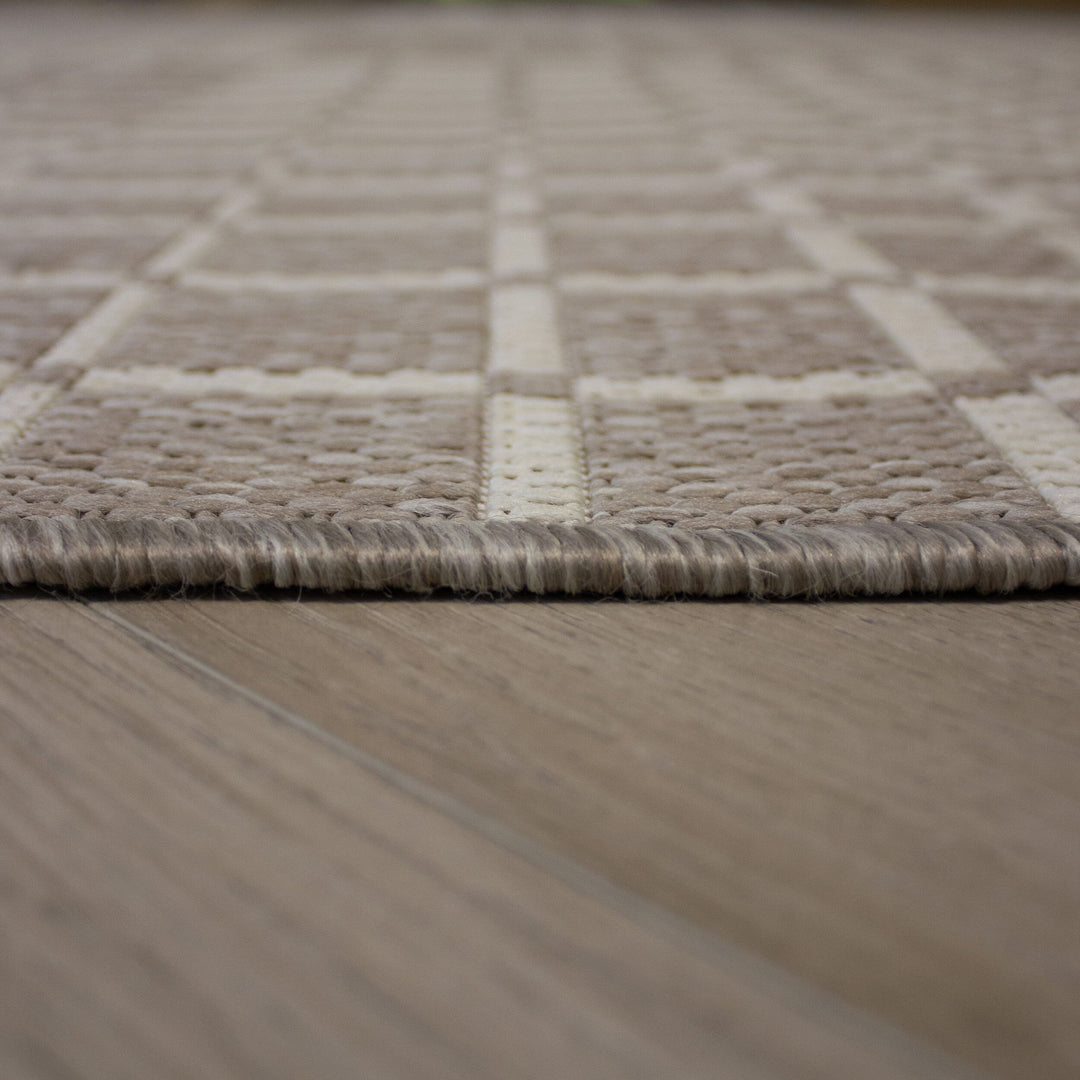 Tapis de couloir extérieur CHECKERBOARD