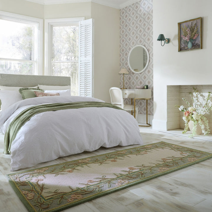 Tapis en laine de couloir VERONA FLORAL