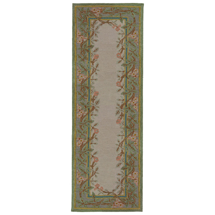 Tapis en laine de couloir VERONA FLORAL