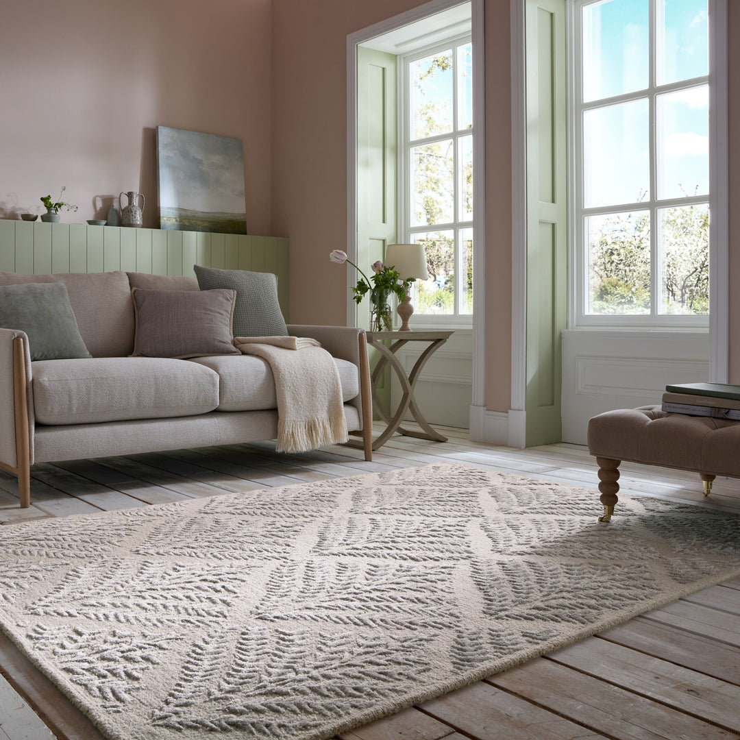 Tapis floral en laine SLOANE