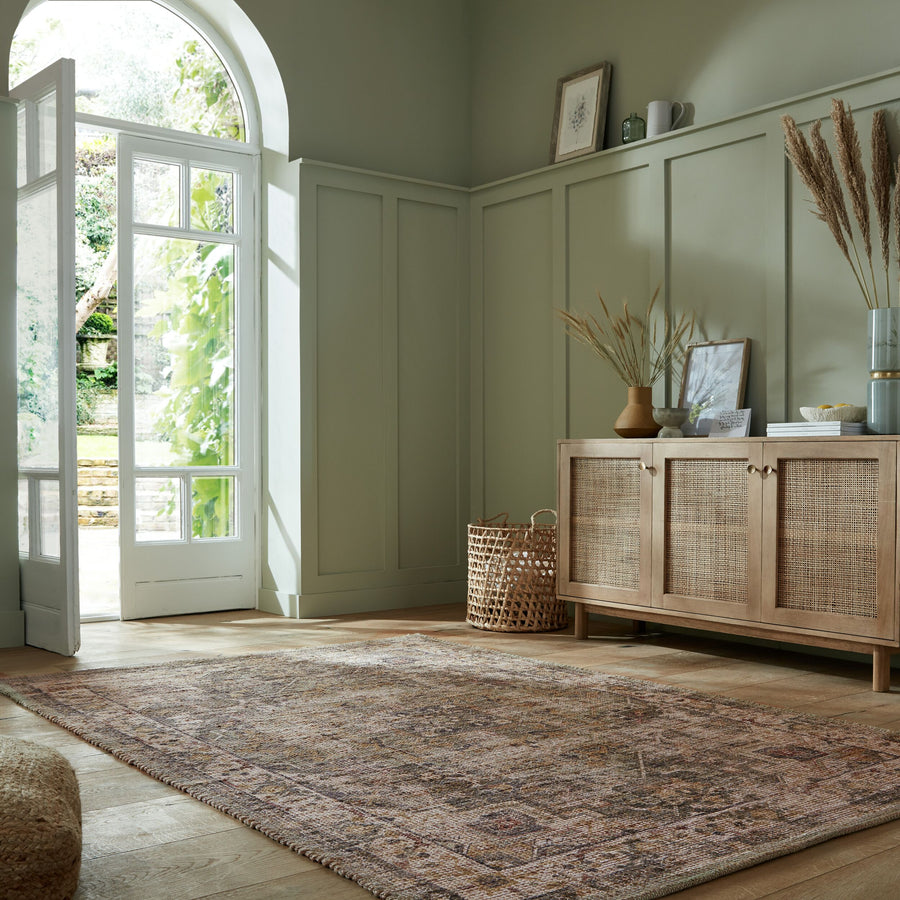 tapis jute vintage