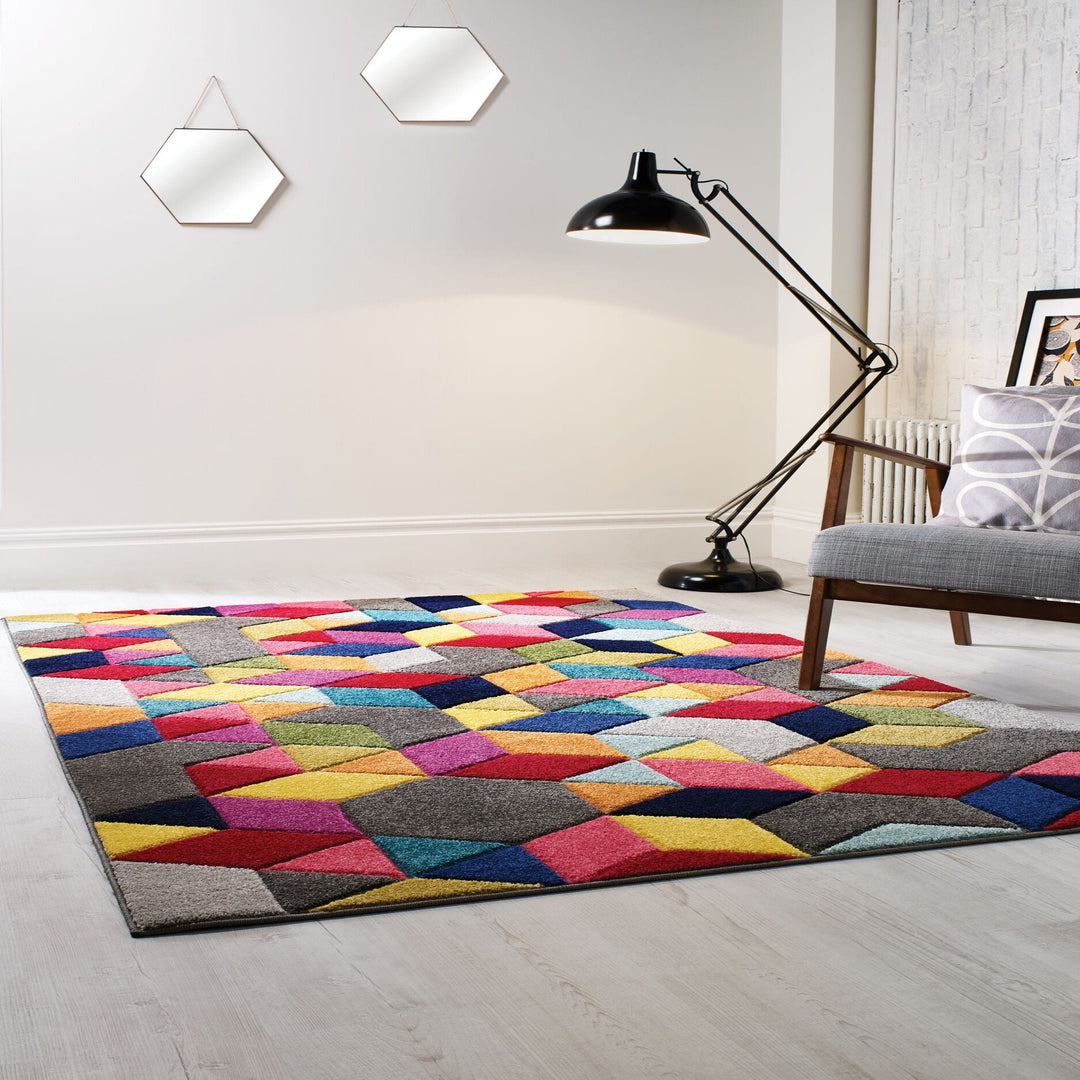 Tapis rond DYNAMIC