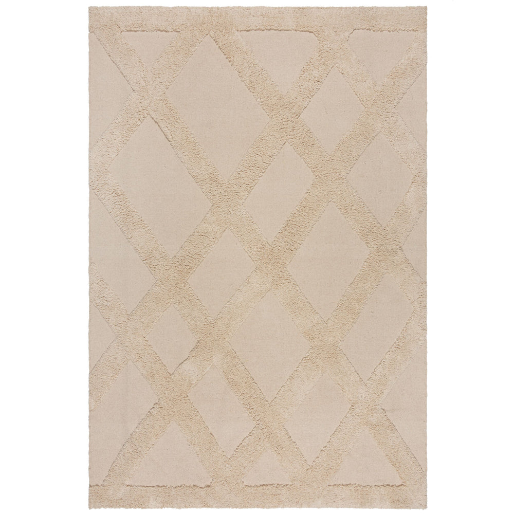 tapis de salon beige de la marque Flair